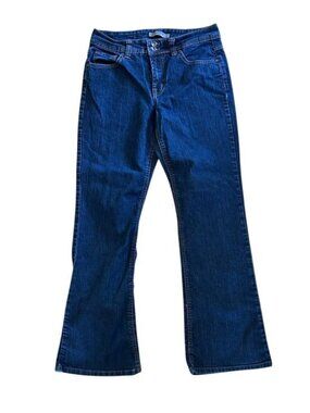 Nine West Dark Blue Bootcut Jeans Sz 8